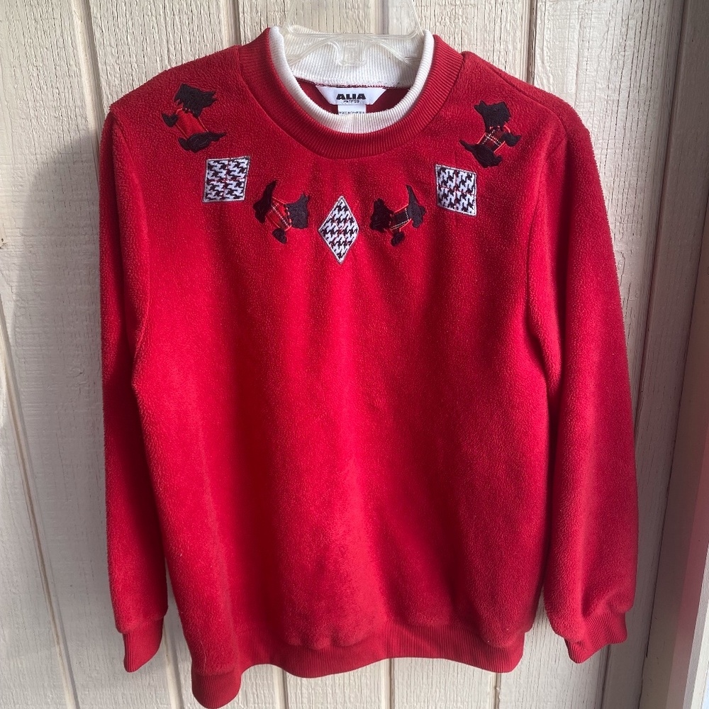 Vintage Scotty Dog Sweater